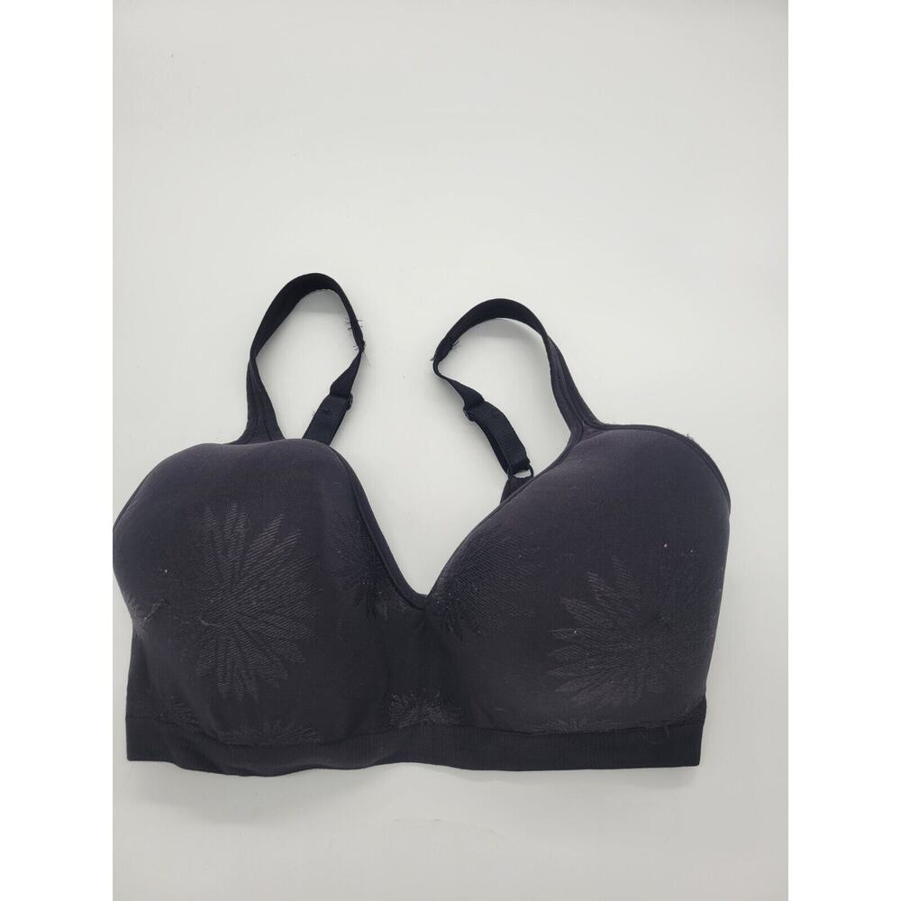 Bali Comfort Revolution Black Adjustable Strap Wire Free Bra‎ Size 36DD